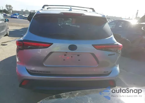 2021 Toyota Highlander Hybrid Xle from USA, damaged, VIN 5TDHBRCHXMS523418